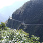 Todessstraße in Bolivien