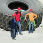 Rad eines 300t Trucks in Chuquicamata