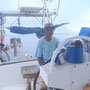 John Rucker vom Hideaway Yacht Club in der Roderick Bay, Florida Islands