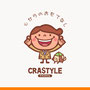 キャラクターロゴ　character logo Adobe Illustrator（アドビイラストレーター）　