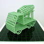 Anachro CG  (Concrete Mixer) 　　　2006 ceramic,glass board 　60.0×60.0×35.0（cm）