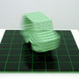 Anachro CG  (Simulator) 　　　2005 ceramic,glass board,motor 　35.0×35.0×14.5（cm）