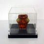 Low pixel CG 「POP ICON」 -Bizen-　　　       2008  ceramic,Acryl box  9.5×9.5×9.5(cm)