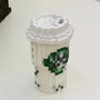 Low pixel CG 「cafeでcoffeeを」　　　       2010  ceramic  12.0×7.5×7.5(cm)　　個人蔵