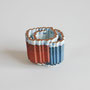 Low pixel CG 「バグる・夫婦湯呑」　　　       2012  ceramic,Acryl box  15×15×15(cm)