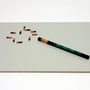 Virtual reality (Pencil)            2005   檜・MDF　　　30.0×22.5×1.2(cm)