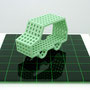 Anachro CG  (Simulator) 　　　2005 ceramic,glass board,motor 　35.0×35.0×14.5（cm）