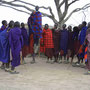 Huepfende Maasai