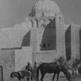 Kairouan : façade postérieure de la grande mosquée