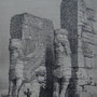 Persépolis : taureaux ailés à tête d'homme