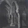 Les cryptes du Mont-Saint-Michel (Manche)