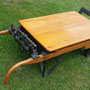 VENDUE Table de salon faite avec une ancienne balance à grains.  no. 506