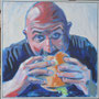 ausgehungert_100x100 Acryl auf Leinwand 2012-11 K034