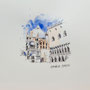 Venedig San Marco  24 x 24 Tusche Aquarell a.Papier 2015 Z231