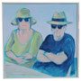 Zufrieden 80x80 Acryl auf Leinwand 2014-08 K051