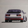 Porsche 944 Turbo 80x80 Acryl auf Leinwand 2018-05 A0 49