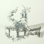 Tessin 6 24x24 Tusche auf Papier 2014 Z165