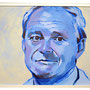 blue man 70 x 50 Acryl auf Malpappe 2013-02 K038
