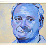 blue man 70 x 50 Acryl auf Malpappe 2013-02 K038
