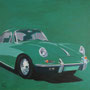 Porsche 356 B 80x80 Acryl auf Leinwand 2018-05 A0 55