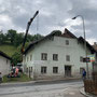 Das alte Bauernhaus kurz vor Abbruch