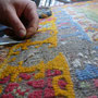 tappeto antico Trieste. spesso i tappeti antichi possono essere soggetti a usura su particolari parti del tappeto