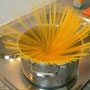 cooking spaghetti pasta