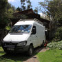 our place in Cuenca, shared with the chickens