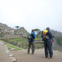 late arrival at Machu Picchu...
