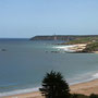 Blick auf unseren Strand und viele andere