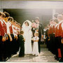Hochzeitsspalier 1977 bei der Hl. Geist Kirche in Neuhaus