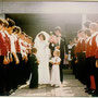 Hochzeitsspalier 1977 bei der Hl. Geist Kirche in Neuhaus