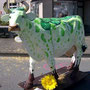 Bemalung einer Kunststoff-Kuh  1,70 x 2,00 m Acrylfarbe auf Kunststoff  Auftragsarbeit  für die Aktion "Belecke ist kuhl", 2007 (www.belecke-ist-kuhl.de)