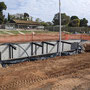 2022 04 22 Steel roof supports in place.