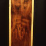 Bookmatched koa 3/16" veneers, discovered a figure in the wood!