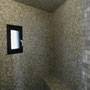 Steam shower with fiberoptics