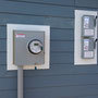 second meter shows usage; 3 kwh (house not yet occupied)