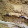 Fuite d'eau potable AVANT