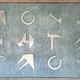 La Testa, 2005 - varnished iron (twelve elements) - cm 230x330x6 - Collection Palazzo Mascia, Campobasso - Italy