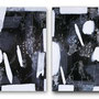 Terre in moto (testimonianza), 2003 . (diptyc) . mixed media on wood . cm 187x210 (each one) . work presented at the XIV Quadriennale - Rome