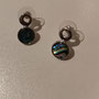 Paire de boucles en acier n°9  - 10€