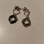 Paire de boucles en acier n°10 - 7€