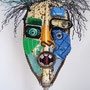 Peddel blauw/ groen 165x40cm