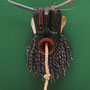 Primitief masker 21ste eeuw Texel 50x40x20cm