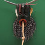 Primitief masker 21ste eeuw Texel 50x40x20cm