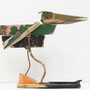 Groene vogel 75x60x15cm 