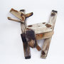 Blaffende hond 42x43cm