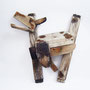 Blaffende hond 42x43cm