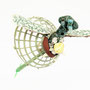 Kijk, de Wereld! (hangende sculptuur) 20x35x40cm 