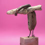 Vogel en vis 40x35x18cm